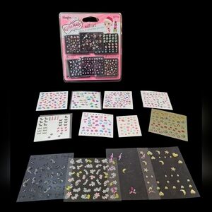 Nail Art Colorful Christmas And Mixed Stickers Set 18 Sheets